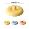 Cup Cover Non-Toxic Silicone Round Universal Water Cup Lid Anti-Dust Coffee Mug Sealed Cap With Spoon Holder Heat-Resistant Lid