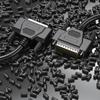 High Flexibility DB44 Male To Female/Male Connectors Cable, Shielded Serial Port Cord 26AWG Data Cable