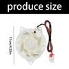 Easy to Install Refrigerator Fan Motor Replacement Part Plastic Texture Suitable for Various Fridge Models Repairing