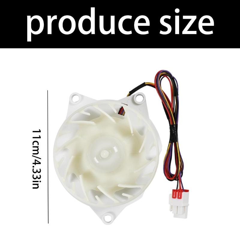 Easy to Install Refrigerator Fan Motor Replacement Part Plastic Texture Suitable for Various Fridge Models Repairing
