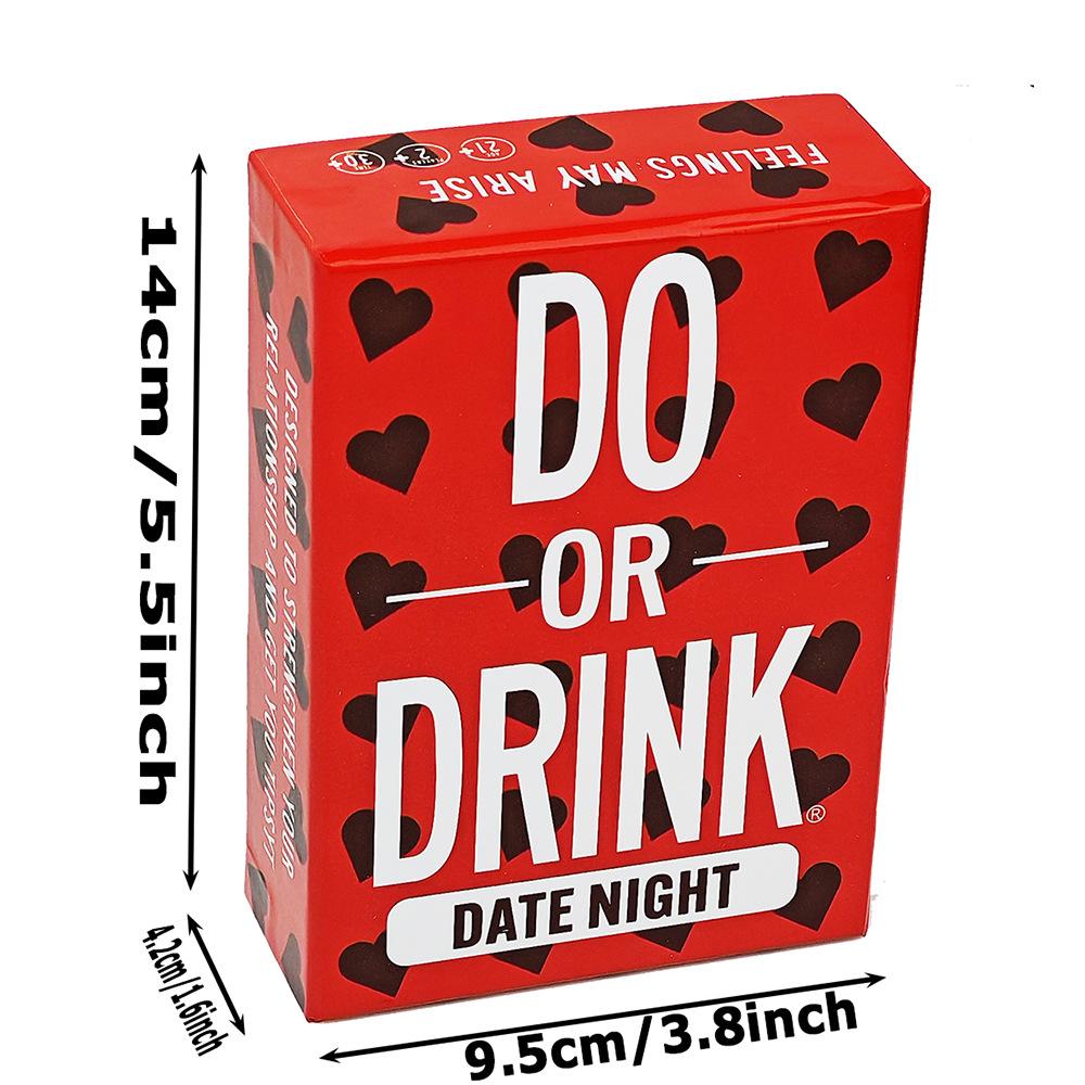 Cartas do Jogo Risk Couples Ou Beber Tudo Inglês Completo, Cartas de Diálogo Afetuoso