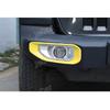 JeCar Car Front Bumper Fog Light Cover Lamp Hoods Decoration For Jeep Wrangler JL JT Gladiator 2018 Up Car Exterior Accessories