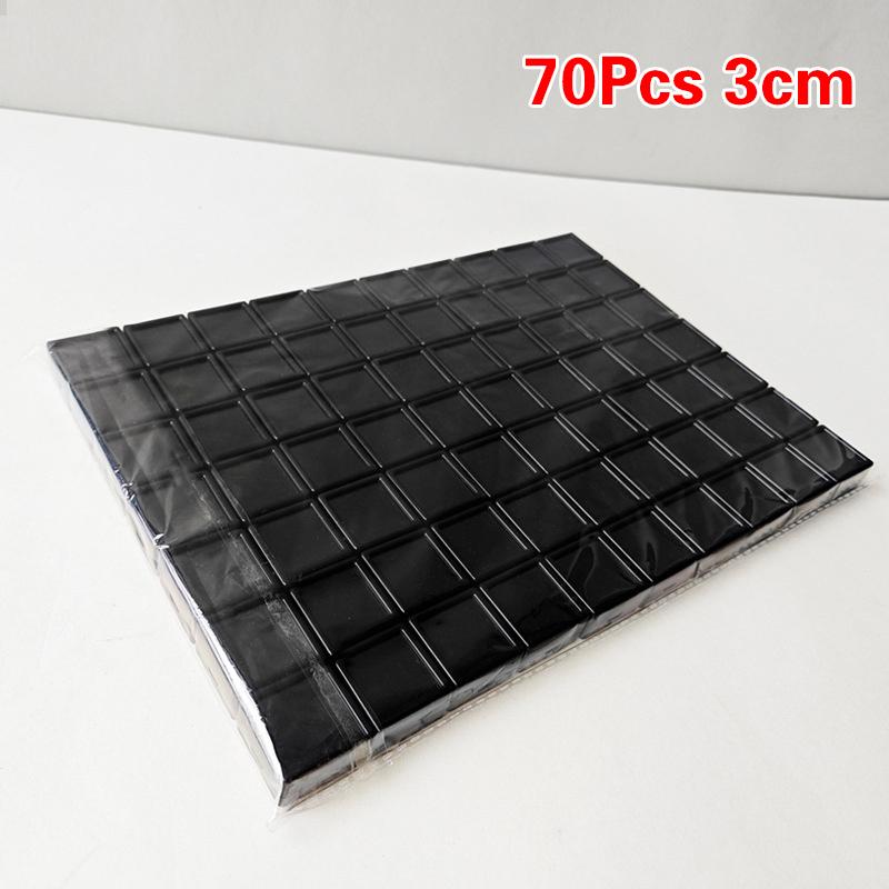 

3/4/5 см 70 шт. коробка для демонстрации драгоценных камней, подвески из драгоценных камней, прозрачный футляр для хранения, контейнер для хранения бриллиантов as the picture