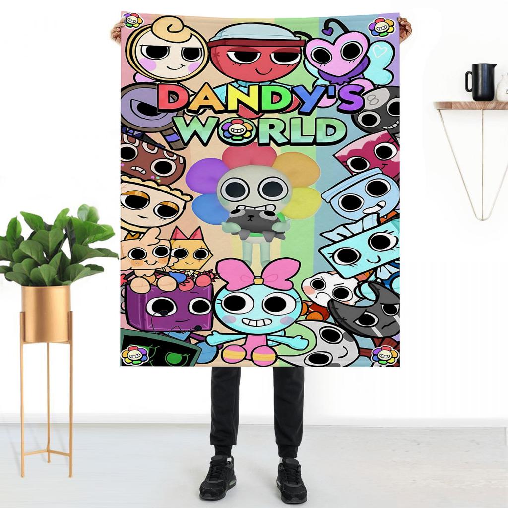 Dandys World Throws Blankets Home and Decoration Sofa Throw Blanket Luxury Bed Knee Custom Anime Fluffy Soft Children's Cute