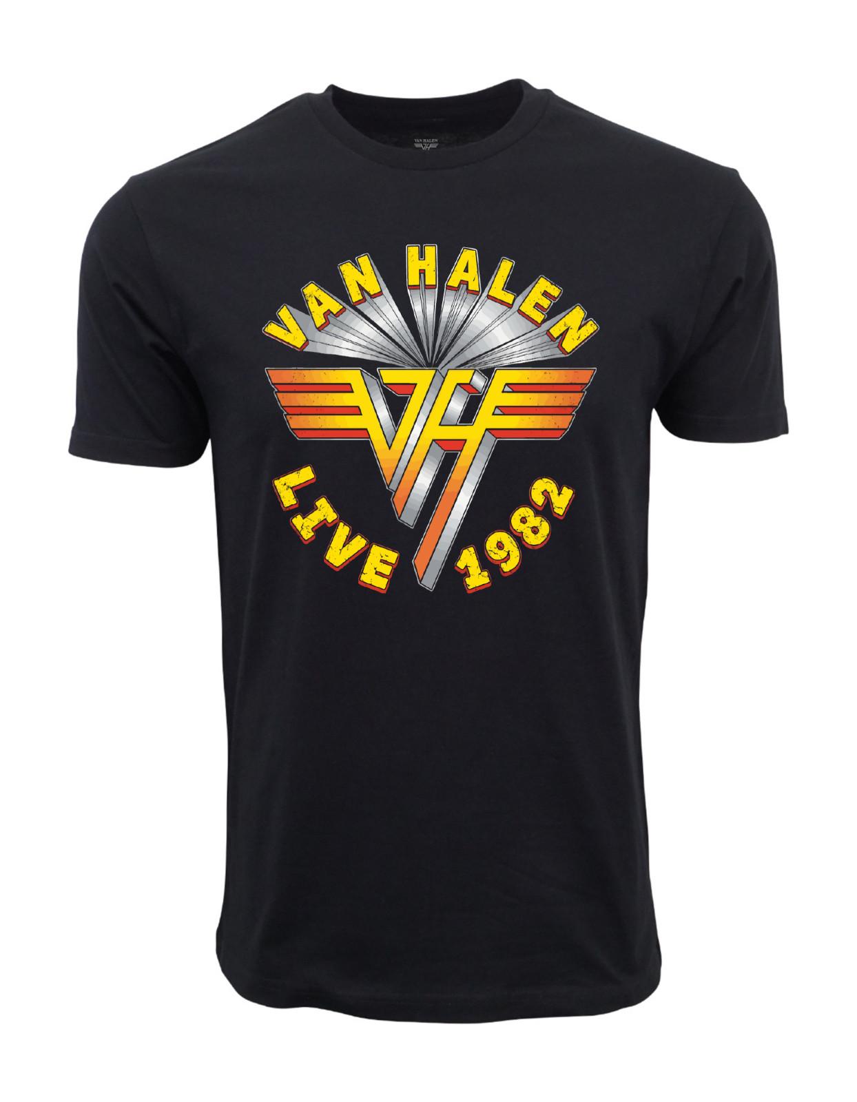 VAN HALEN Live 1982 Graphic T shirt XL