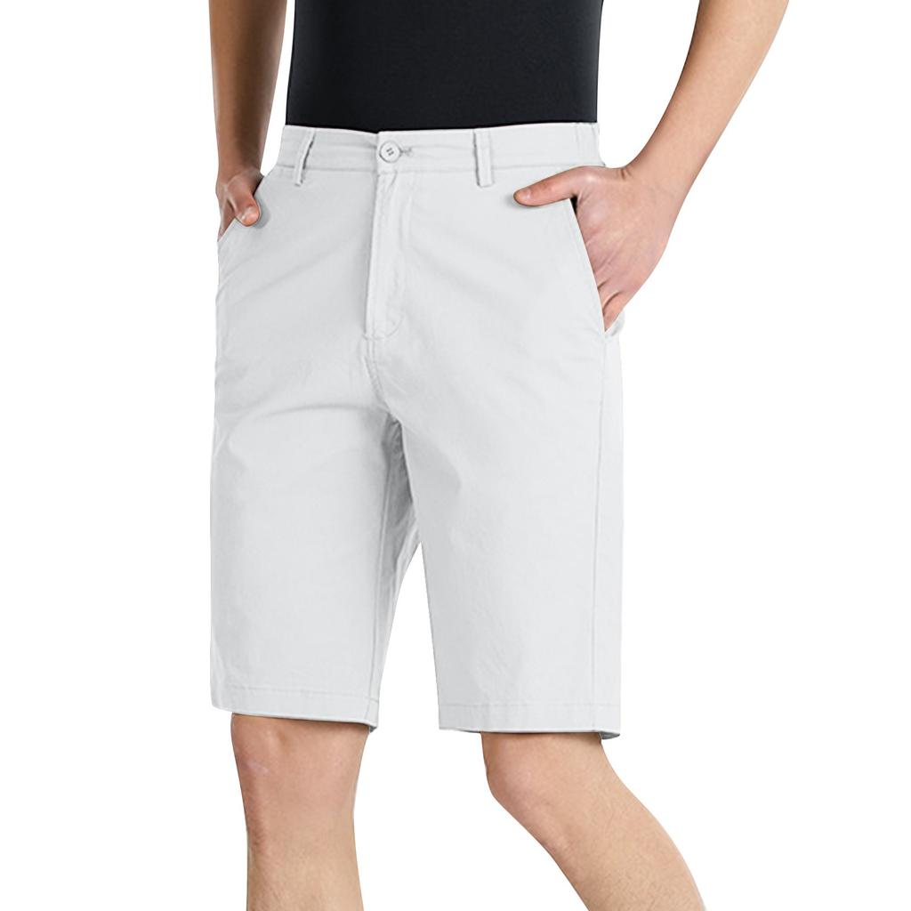 Letnie Szorty Męskie Luźne Duży Rozmiar Spodnie Casual Oddychające Spodnie 3/4 Cargo Wspinaczkowe Spodnie Męskie