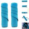 8/12pcs Hair Rollers Sleep Styler Kit Long Cotton Curlers DIY Magic Hair Dressing Charming Hairstyle Styling Tool Kit Blue Color