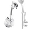 Adjustable Shower Head Holder Suction Cup Bracket No Drill Universal Angle Adjustment 360 Degree Rotation Shower Head Mount