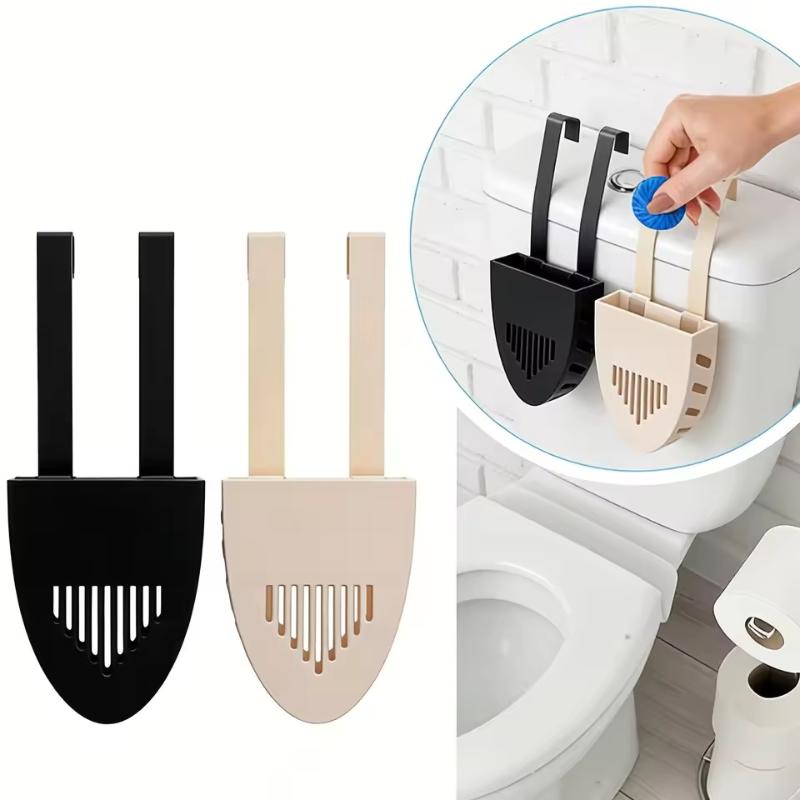 Toilet Tank Cleaner Holder Dissolution Booster Bracket Suspending Toilet Cleaning Tablet Holder For Bathroom Dorm Apartment Home