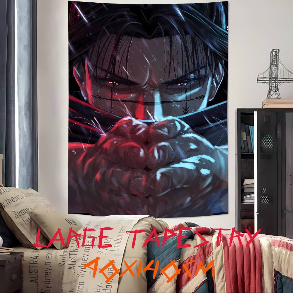 Popular Anime Cool Choso Tapestry Decoration Bedroom Dormitory Background Cloth Holiday Home Party Living Room Club Tapestry