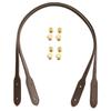 2025 1Pair PU Leather Shoulder Bag Straps Women Handbag Straps Girl's Bag Strap With Snap DIY Replacement Handle For Handbags