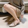 Fashion 2025 Summer New Korean Version of Fashion Pointed Foot Set Thick Sole Fashion Casual Large Size Women's Shoes