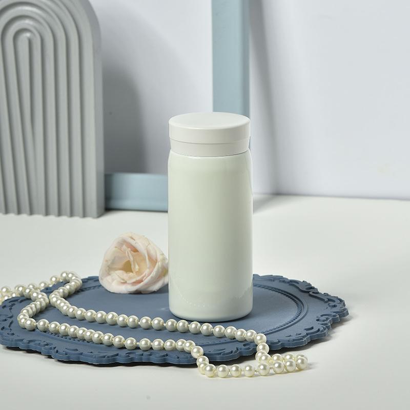 Stainless Steel Thermos Cup, Portable Mini Carry-On Water Cup Girl Pocket Cup