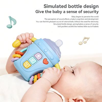 Baby Musik Beruhigende Flasche Spielzeug Mit Musik Und Beleuchtung Sensorisches Frühpädagogisches Spielzeug (Ohne Akku)