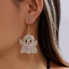Alloy Halloween Earrings Pair, Holiday Accessory with Embellished Front for Party Outfits, Dress Up Looks and Photos