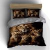 Lion family portrait Bedding, Duvet cover sets, Duvet covers, Pillowcases, Birthday gifts (1 * Duvet Cover 2 * Pillowcases, without duvet insert)