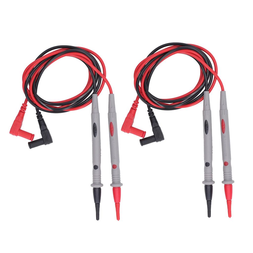2 Sets Multimeter Test s Silicone Testing Probe Needles Electrical Test Wire Kit Universal 1000V 10A