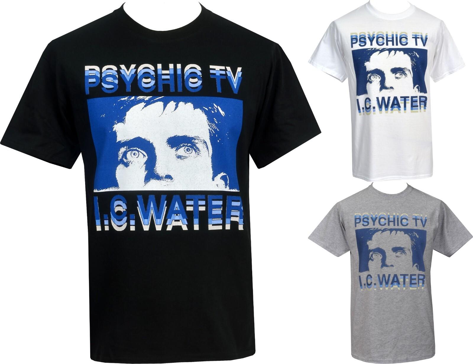 Psychic TV Mens T-Shirt I.C. Water Ian Curtis New Wave Acid House Genesis XXXXL