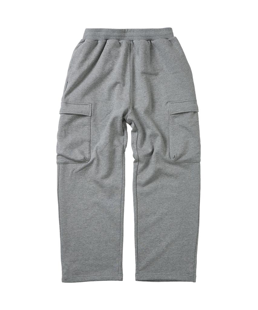 FOUNDPOCKET Field Cargo Sweatpants Melange Grey