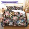 Anya Forger Pattern Bedding Quilt Set Quilt Cover Pillowcase Home Decoration Birthday Gift (1 * duvet cover + 2 * pillowcase, without core)