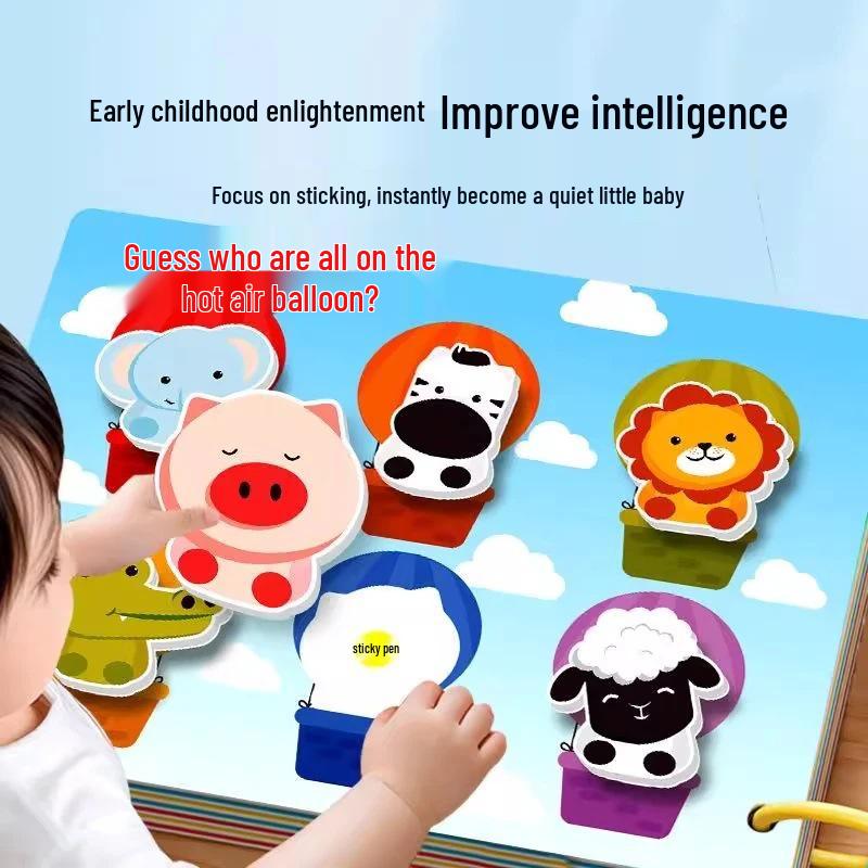 Newcomer Exclusive: Tearable Baby Book with Velcro - Quiet, Biteable Early Education