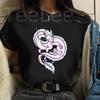 Fashion Unisex Dragon Tshirts Print Funny Cute Cartoon Unisexs Clothing Female Graphic Black T Shirt Casual Summer Tee Shirt