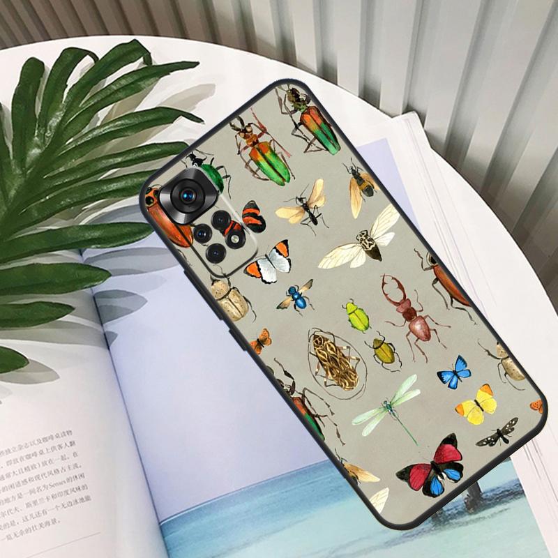 Beetles Insects Funda For Xiaomi Redmi Note 13 10 11 12 14 15 Pro Plus Case For Redmi 15C 12C 13C 14C 10C 15