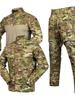 Olive Green Camouflage Training Suit - Durable Outdoor Workwear for Men and Women