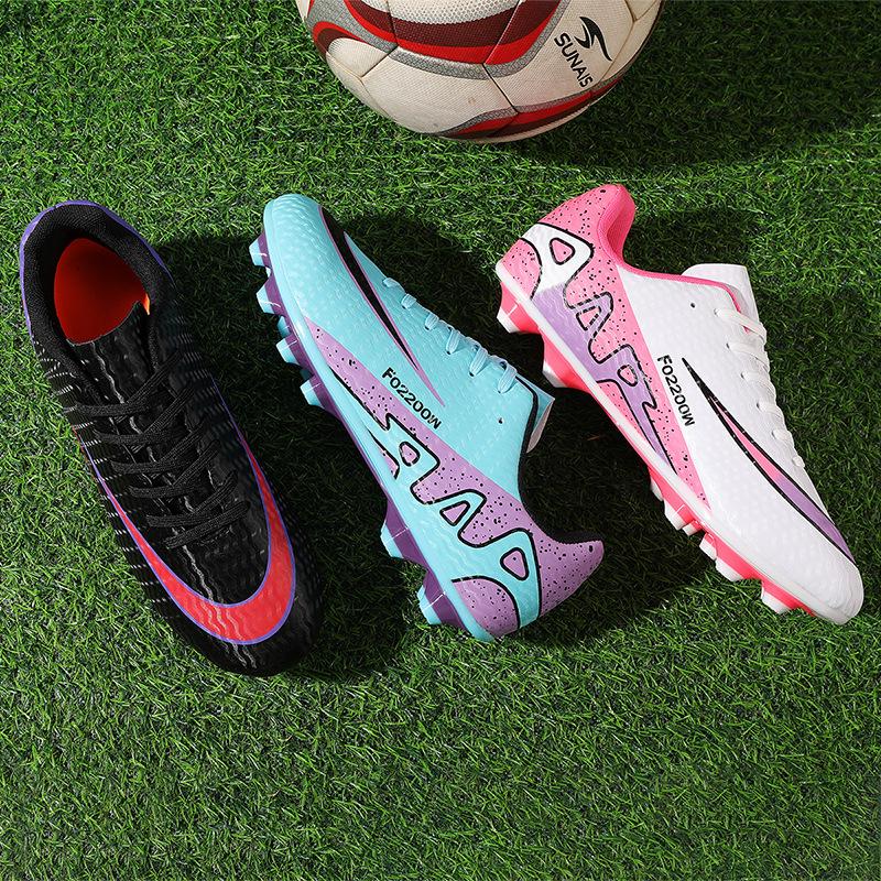 New Football Shoes Men'S Low-Top Ag Long Nails Women'S Broken Nails Youth Grass Game Training Professional Football Shoes