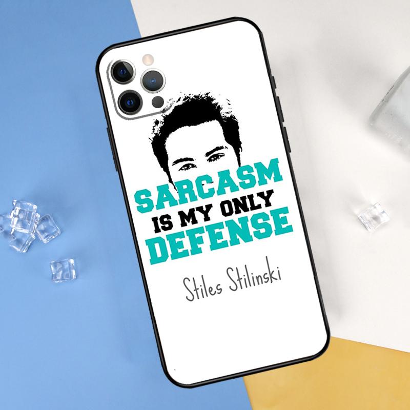 Teen Wolf Quotes TV Series Phone Case For iPhone 15 Pro 16 Pro 11 13 14 Pro Max 12 Mini XR 16 15 Plus 16e Cover Shell