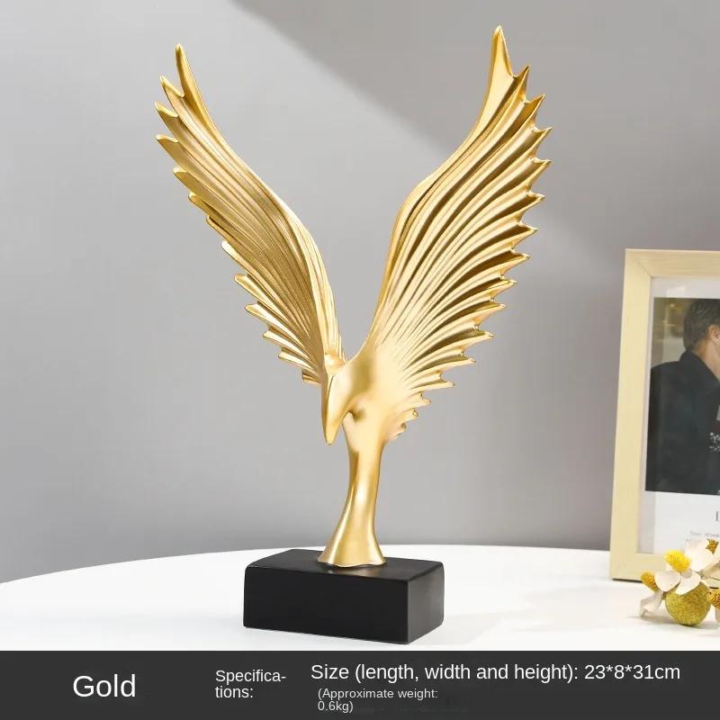 Creative Modern Home Decoration Angel Wings Wine Cabinet Decoration Study Office Desktop Decoration Grand Plan Home Accessories