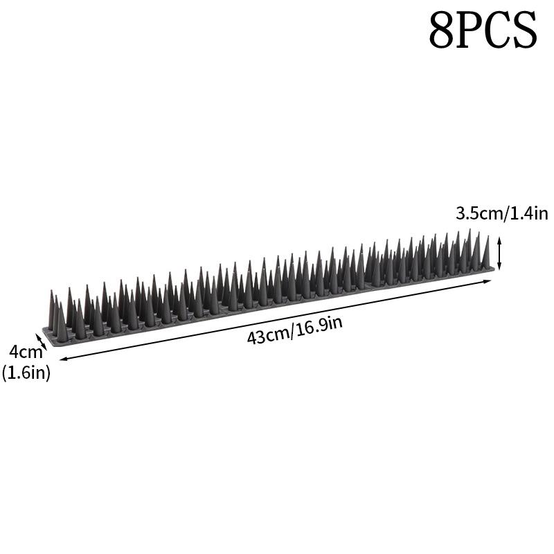 Plastic Anti-Bird Spikes Balcony Eaves Windowsills Bird Repellent Anti-Pigeon Anti-Cat Bird Repeller Thorn Boxed Package