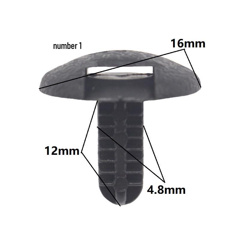 

Car Trunk Lid Fastener Clip for Toyota, Lexus, Nissan 10 pieces/pack