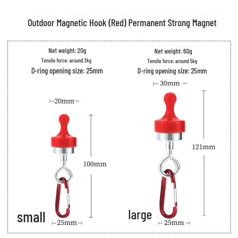 Magnetic Hook for Camping: Strong Outdoor Tent Light Hanger