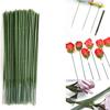 Green Flower Stem Iron Wire Christmas Wedding Celebration Bridal Bouquet Home Vase Table DIY Manual Accessory Material Decor