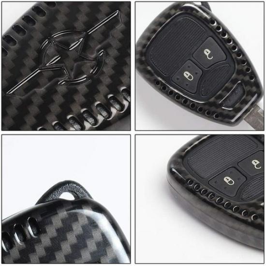 for Jeep Wrangler JK 2007-17 Key Fob Cover Case Shell Fob Protection Replacement
