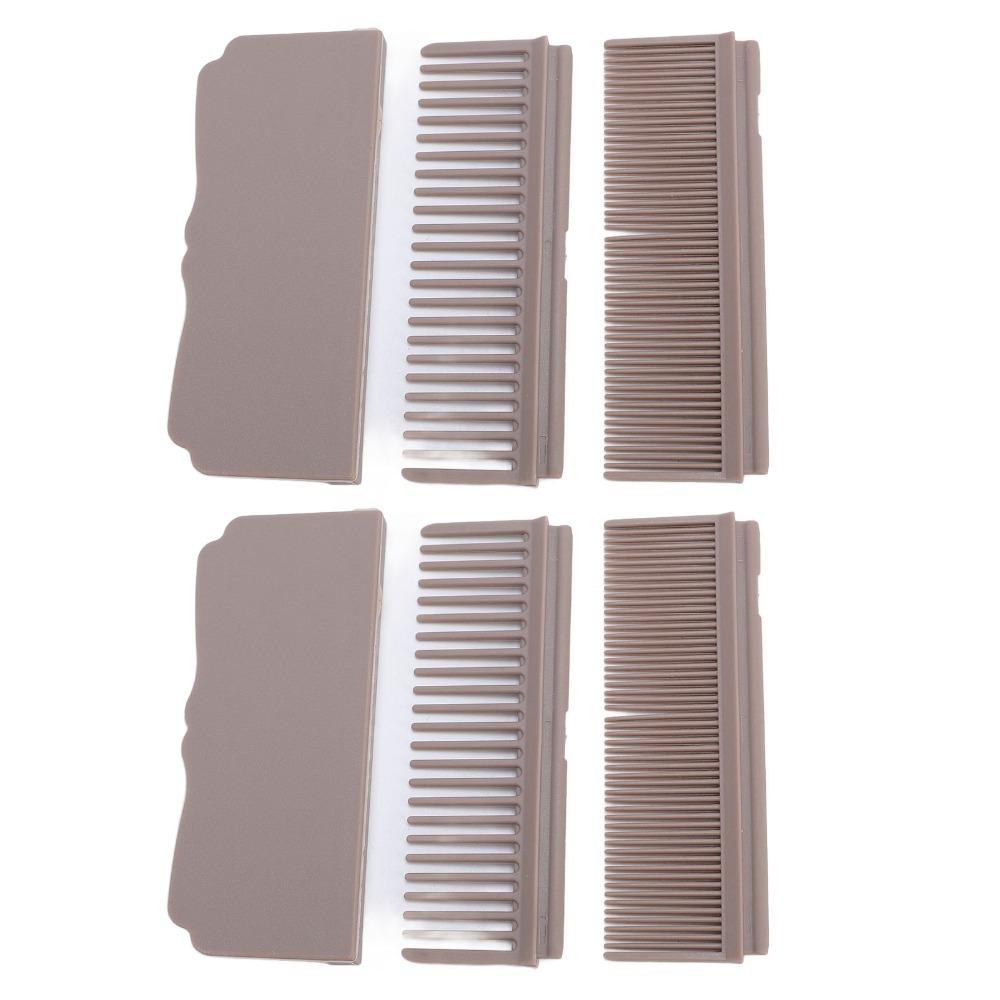 Nylon + Carbon Fiber Flat Iron Comb Attachment Plastic Straightening Comb Home Salon