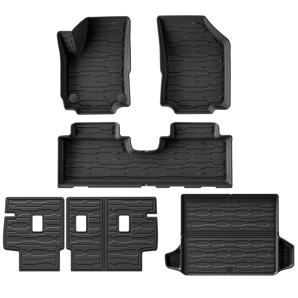 for GMC Terrain Chevrolet Equinox 2025 2025 - 2018 TPE 3D Car Floor Mats Trunk Backrest Pad Waterproof Protective Left Rudder