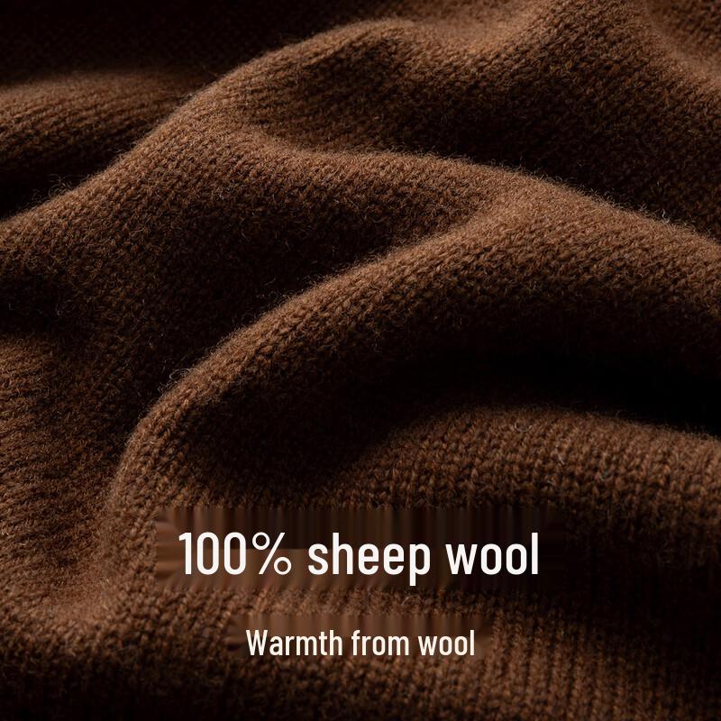 Giovanni Valentino Women's Pure Wool Faux Two-Piece Round Neck Sweater