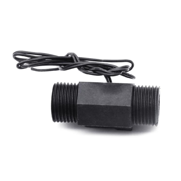 Conexão de Sensor de Fluxo de Plástico com Rosca Externa DN15 Contador de Medidor de Fluido Durável