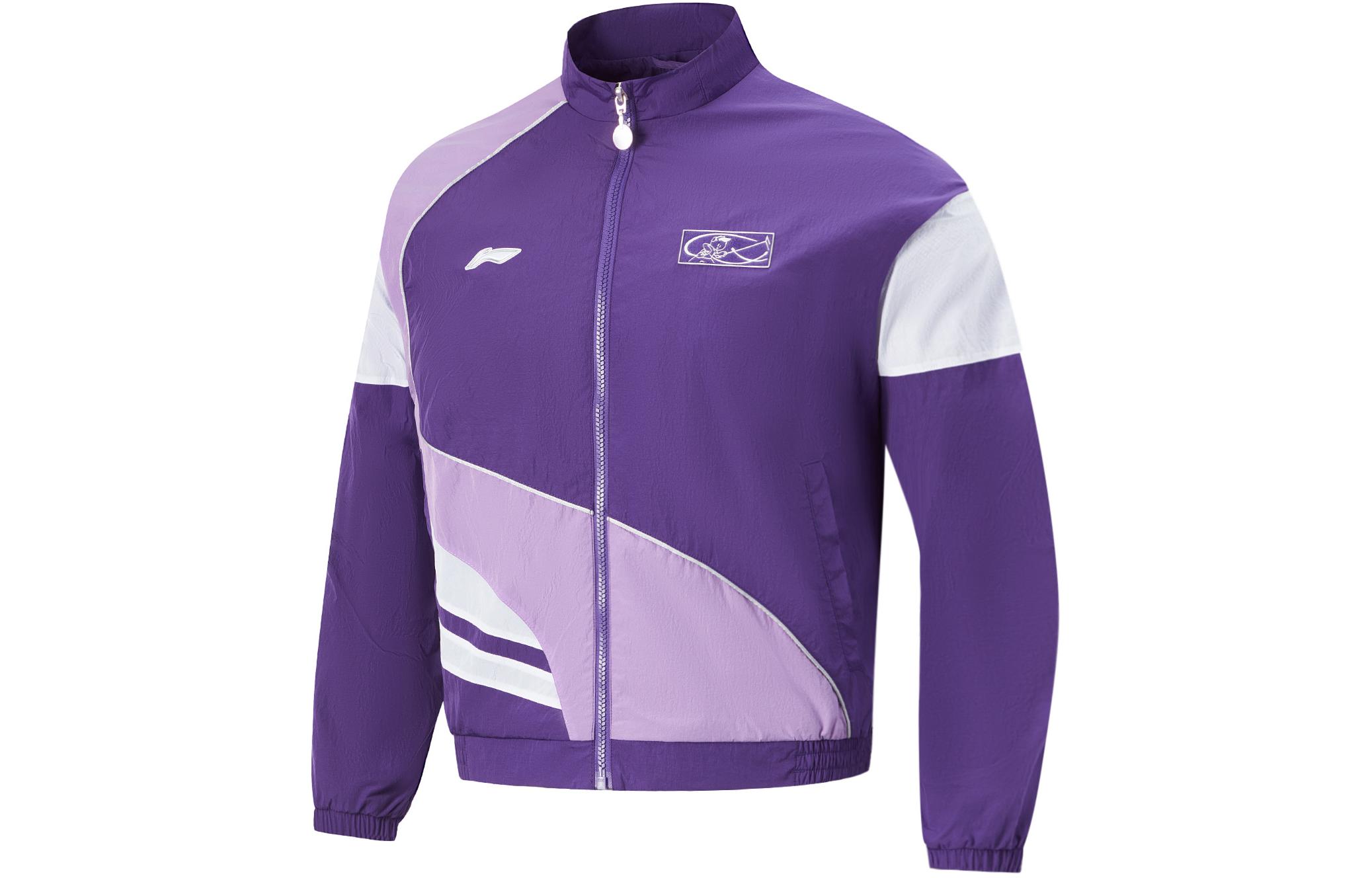 Li Ning Table Tennis Collection Trench Coat Unisex Iron Blue Purple AFDU997-2 L