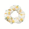 2pcs Elegant Boho Chic Fabric Scrunchies with Fruit Prints,Multiple Pattern- Perfect for Ponytails,Styling Accessories hair band