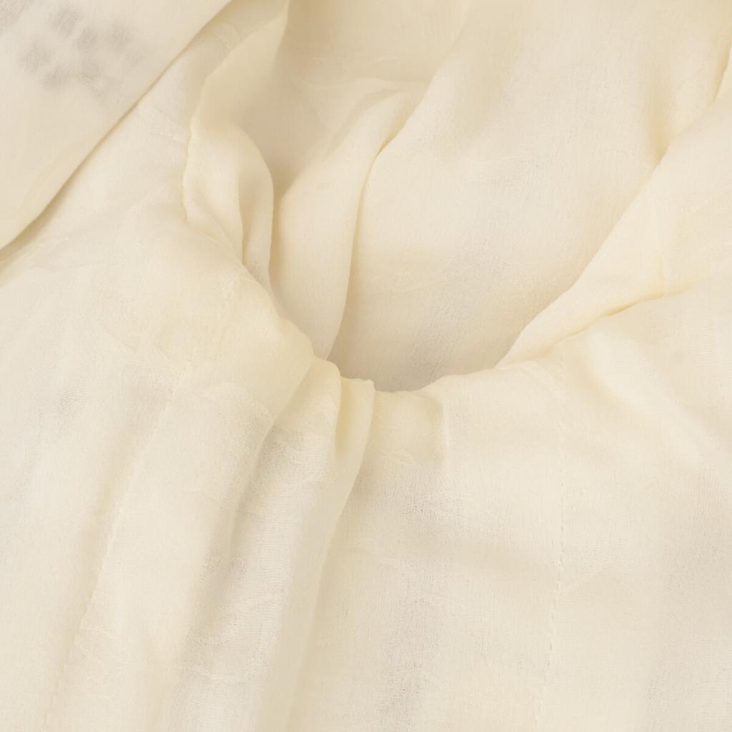 CHANEL Domestic genuine P50631V37753 15C Gripoa button tweed collarless jacket Jacket 34 Ecru x GoldUsed