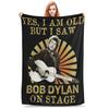 Bob Dylan Singer Folk Music Blanket Multi-size Super Soft and Warm  Throw Blankets for Sofa Couch and Bed