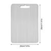 Titanium Cutting Board - 2024 New Kitchen Cutting Board, 304 Stainless Steel Double-Sided Food-Grade Titanium Thick Cutting Board, Hangable for Outdoo