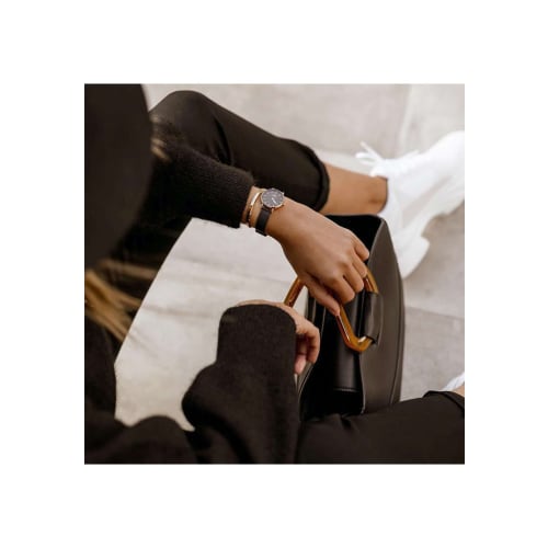 [Official Shop/2-Year Warranty/Authentic Import] Daniel Wellington DW Petite Ashfield 36mm Watch for Men and Women, Stylish Mesh Watch In Black and Ro