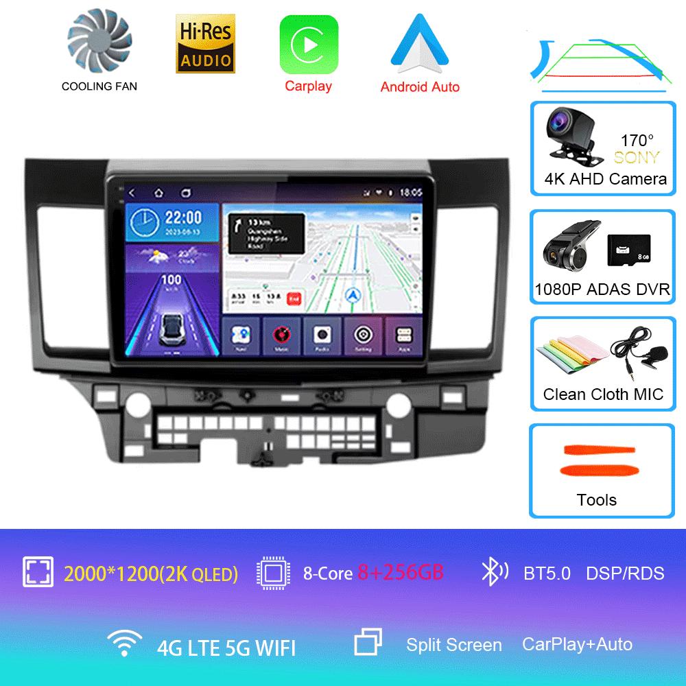 Android 14 Car Radio  For Mitsubishi Lancer 10 CY 2007 - 2012 Multimedia Video Player Navigation stereo GPS No 2din 2 din dvd