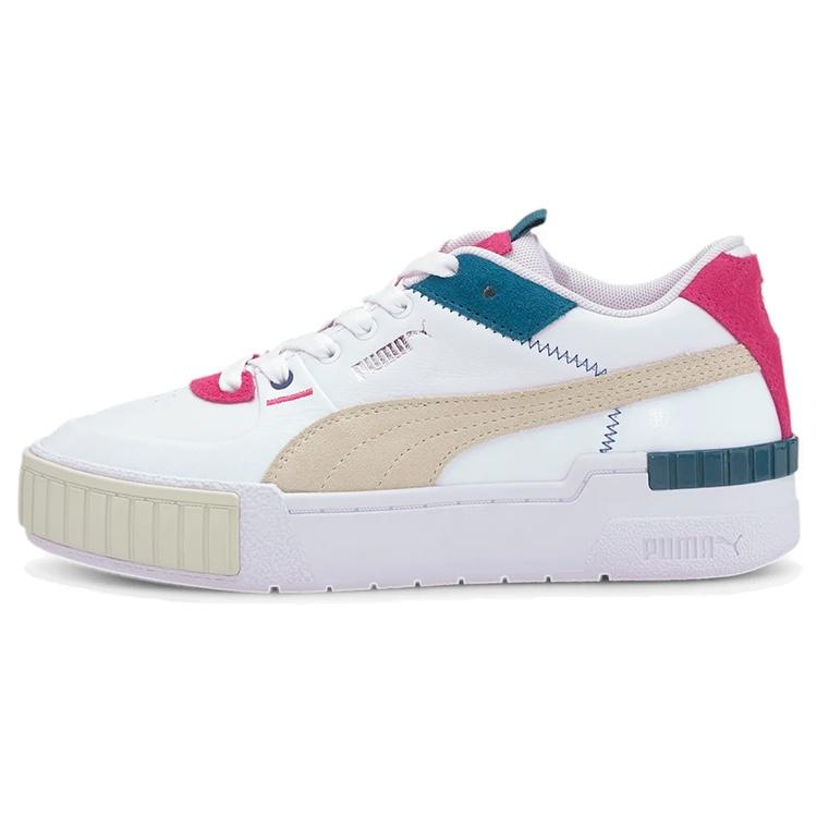 (WMNS) PUMA Cali Sport Mix White Vaporous Grey Women s 371202-05 EU 35.5
