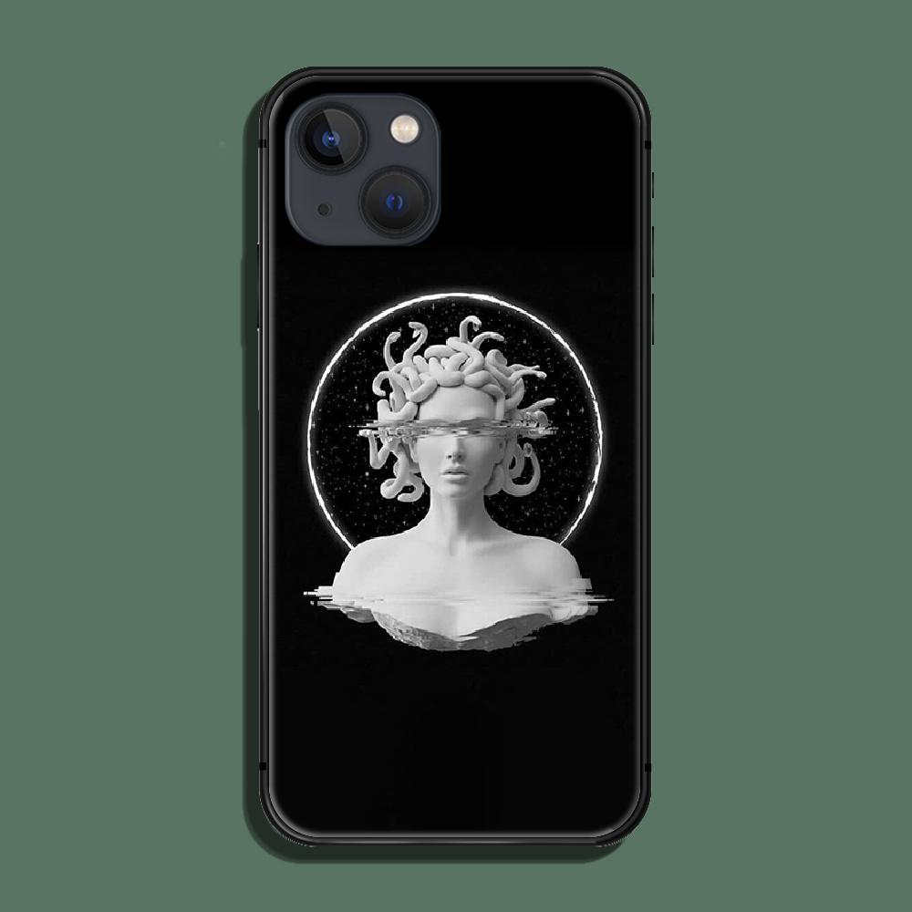 Statue Abstract Art Phone Case Cover Coque For Iphone Xiaomi Mi Samsung Galaxy Redmi Note A S 11 12 13 14 15 22 23 24 5G Pro Plus Max Fe Ultra