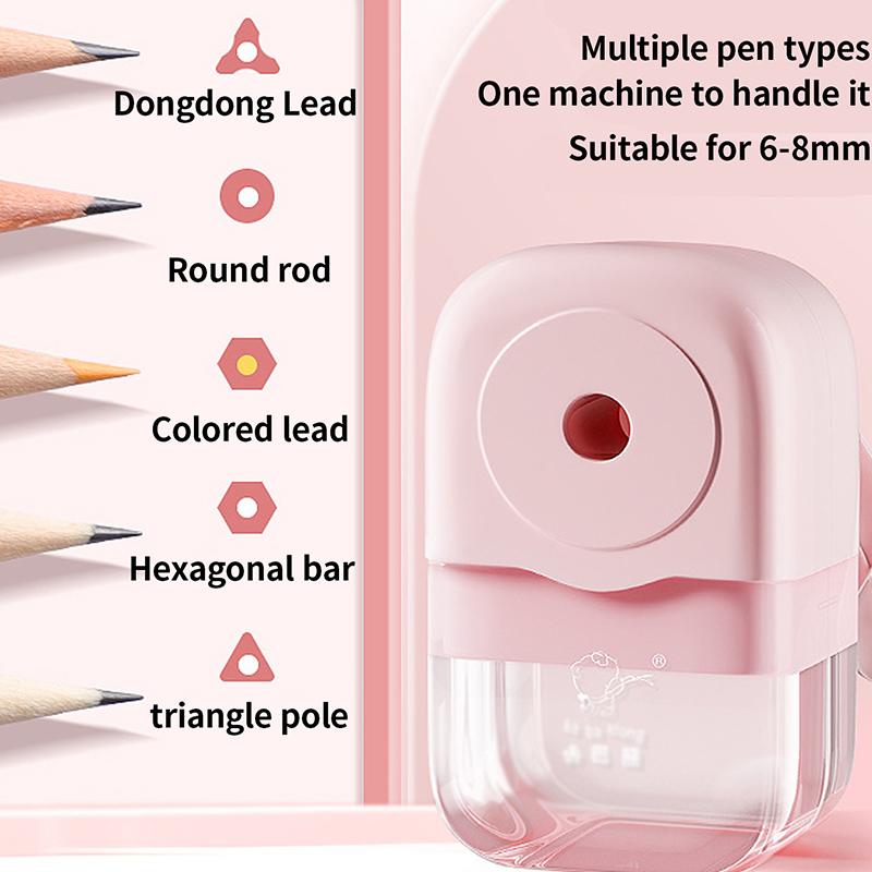 Pencil Sharpener, Manual Pencil Sharpener, Student Rotating Pencil Sharpener, Handheld Pencil Sharpener for Children